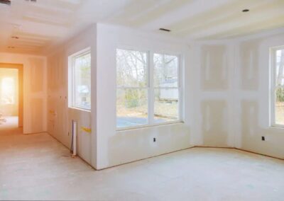 Drywall finishing installation