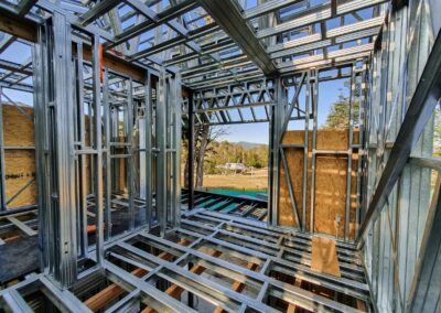 Steel framing building